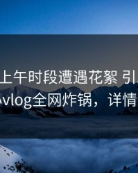 明星在上午时段遭遇花絮 引发众怒，糖心vlog全网炸锅，详情直击